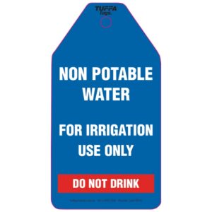 Non Potable Water Do Not Drink